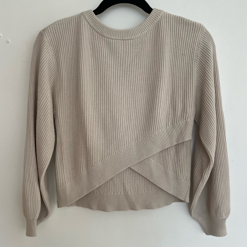 LULULEMON Reversible CrossOver sweater size 2